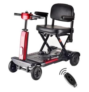 Lightweight Folding Mobility Scooter with Removable Battery