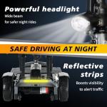 Folding 4-Wheel Electric Mobility Scooter for Adults