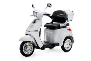 Veleco Cristal White 3-Wheel Mobility Scooter