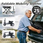 Folding 4-Wheel Electric Mobility Scooter for Adults