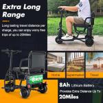 Lightweight 20-Mile Autopilot 4-Wheel Mobility Scooter