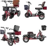 Lightweight Foldable 3-Wheel Mobility Scooter for Seniors