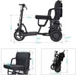 Folding 3-Wheel Mobility Scooter for Seniors