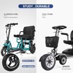 Folding 3-Wheel Mobility Scooter for Seniors