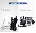 Folding 3-Wheel Mobility Scooter for Seniors