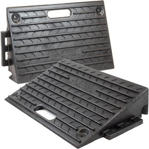 Heavy Duty Rubber Kerb Ramps - Set of 2