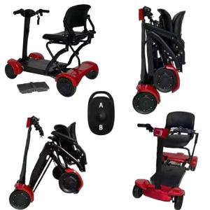 Lightweight Automatic Folding Mobility Scooter with Remote