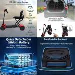 Lightweight Automatic Folding Mobility Scooter with Remote