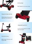 Lightweight Automatic Folding Mobility Scooter with Remote