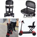 Lightweight Automatic Folding Mobility Scooter with Remote