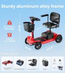 PAISEEC S1-SE All Terrain 4-Wheel Mobility Scooter