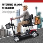 Metro Mobility Heavy Duty Travel Power Scooter - Red