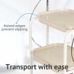 Homecraft Walker Trolley with Wheels and Trays