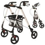 MobiQuip Lightweight 4-Wheel Rollator with Seat