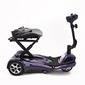 Ability Superstore Curlew Folding Electric Scooter - Purple