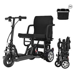 WISGING Folding Electric 3-Wheel Mobility Scooter