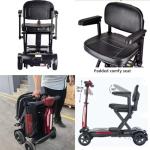 Lightweight Automatic Folding Mobility Scooter, 20 KM Battery