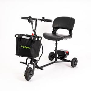 Green Power Super LIGHTY Electric Scooter with Basket