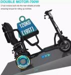 Lightweight Folding 3-Wheel Electric Scooter with Dual Motors