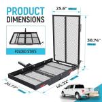 Foldable Hitch Cargo Carrier for Mobility Scooters