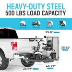 Foldable Hitch Cargo Carrier for Mobility Scooters