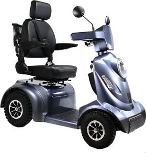 Green Power 800W Comfy Grey Mobility Scooter with MP3