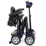 eDrive Automatic Folding Travel Mobility Scooter - Purple