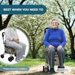 Mobiclinic® Foldable Shopping Trolley with Seat