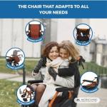 Mobiclinic® Folding Wheelchair with Lightweight Design