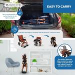 Mobiclinic® Folding Wheelchair with Lightweight Design