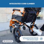 Mobiclinic® Folding Wheelchair with Lightweight Design