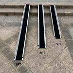 2-Pack 6FT Adjustable Wheelchair Ramps for Scooters