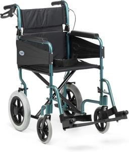 Lightweight Folding Wheelchair with Adjustable Footrests
