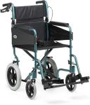 Lightweight Folding Wheelchair with Adjustable Footrests