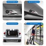 Lightweight Folding Wheelchair with 360° Handlebars