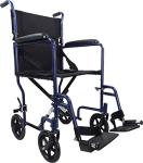 Aidapt Folding Lightweight Attendant Wheelchair with Brakes