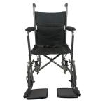 Folding Lightweight Attendant Transfer Wheelchair ECTR06-BLK