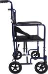 Aidapt Folding Lightweight Attendant Wheelchair with Brakes