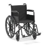 Drive Devilbiss Black Sport Folding Wheelchair, 24" Wheels