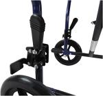 Aidapt Folding Lightweight Attendant Wheelchair with Brakes