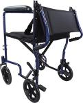 Aidapt Folding Lightweight Attendant Wheelchair with Brakes