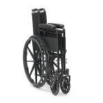 Drive Devilbiss Black Sport Folding Wheelchair, 24" Wheels