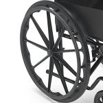 Drive Devilbiss Black Sport Folding Wheelchair, 24" Wheels