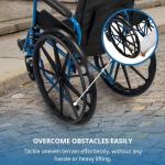 Mobiclinic® Folding Lightweight Self-Propelled Wheelchair