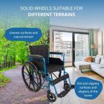 Mobiclinic® Folding Lightweight Self-Propelled Wheelchair