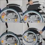 Esteem Eclipse Ultra Lightweight Folding Wheelchair