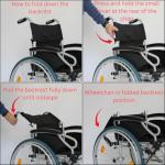 Esteem Eclipse Ultra Lightweight Folding Wheelchair