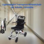 Washranp Ultra Lightweight Folding Wheelchair for Travel