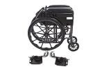 Half Folding Self Propelled Wheelchair with Safety Seatbelt