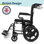 Lightweight Folding Wheelchair for Easy Travel